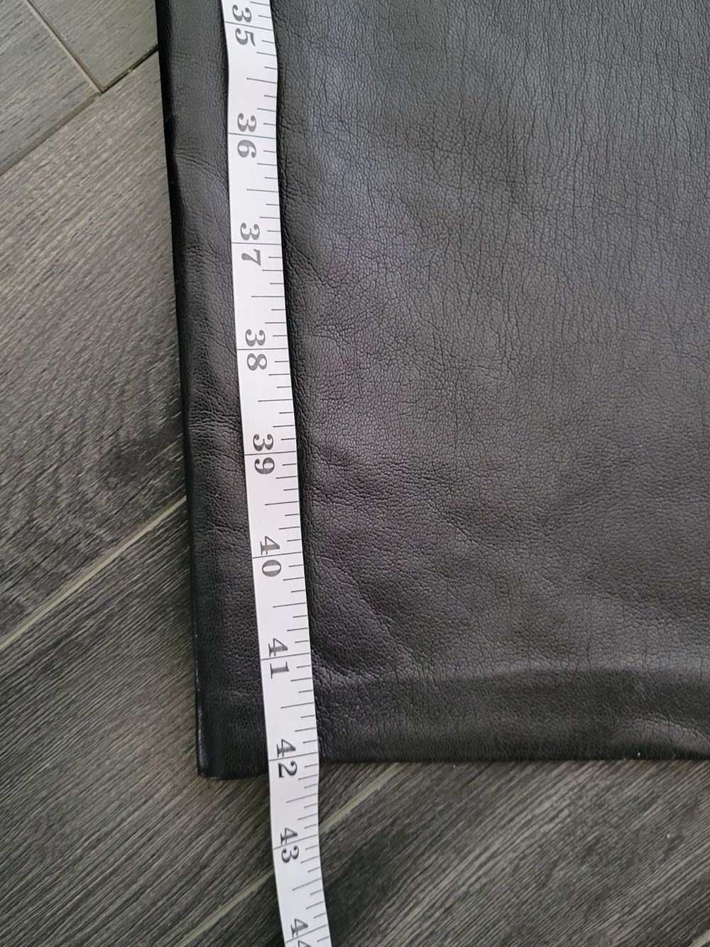 🎈Sale🎈WILFRED Aritzia Black Straight-Leg Faux-Leather Pants SZ 12 - Picture 10 of 12
